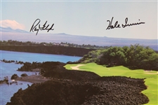 Jack Nicklaus, Ray Floyd, Hale Irwin & Lee Trevino Signed 1997 Senior Skins Poster JSA #B47364