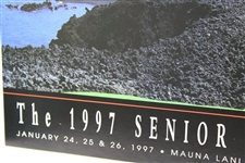 Jack Nicklaus, Ray Floyd, Hale Irwin & Lee Trevino Signed 1997 Senior Skins Poster JSA #B47364