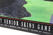 Jack Nicklaus, Ray Floyd, Hale Irwin & Lee Trevino Signed 1997 Senior Skins Poster JSA #B47364