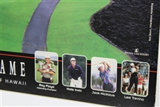 Jack Nicklaus, Ray Floyd, Hale Irwin & Lee Trevino Signed 1997 Senior Skins Poster JSA #B47364