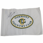 Larry Nelson Signed Oakmont Country Club Embroidered Flag with 1983 US Open JSA ALOA