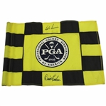 Hale Irwin & David Graham Signed PGA of America Seal Course Flag JSA ALOA