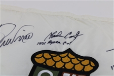 Lee Trevino, Charles Coody, & Tony Jacklin Signed OWCC Embroidered Flag with 'Ryder Cup' JSA ALOA