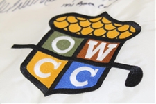 Lee Trevino, Charles Coody, & Tony Jacklin Signed OWCC Embroidered Flag with 'Ryder Cup' JSA ALOA