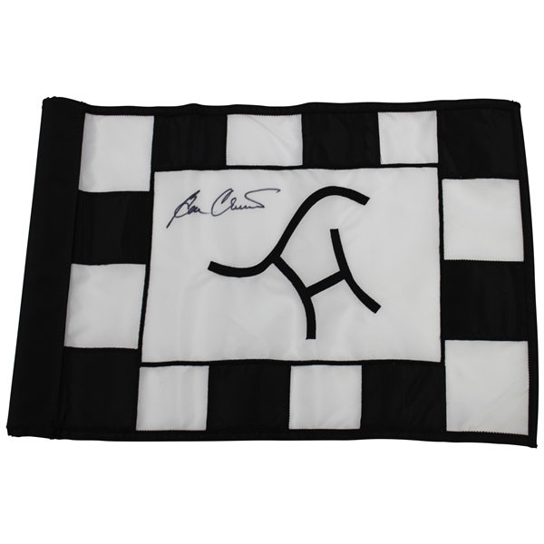 Ben Crenshaw Signed Embroidered Course Flag JSA ALOA