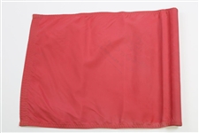 Tony Jacklin Signed Red Course Flag with '1969 Ryder Cup - The Concession' JSA ALOA