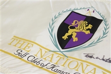 Tom Watson Signed The National Golf Club of Kansas City Course Flag JSA ALOA