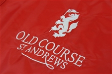 Old Course St. Andrews 17th Logo Embroidered Red Flag