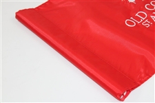 Old Course St. Andrews 17th Logo Embroidered Red Flag