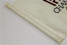 Gary Player Signed 'The RJR Championship' Embroidered Course Flag JSA ALOA