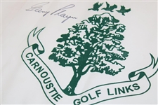 Gary Player Signed Carnoustie Golf Links White Flag JSA ALOA