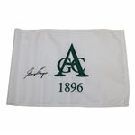 Gary Player Signed Aronimink Golf Club 1896 White Embroidered Flag - 1962 PGA JSA ALOA