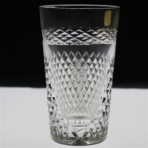 1999 Old Memorial June Member-Guest 2nd Place Net Sterling Cut Glass Trophy with Box