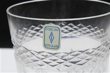 1999 Old Memorial June Member-Guest 2nd Place Net Sterling Cut Glass Trophy with Box