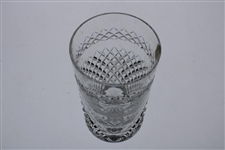 1999 Old Memorial December Member-Guest 2nd Place Net Sterling Cut Glass Trophy with Box