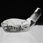 Waterford Mercedez Logo Sterling Cut Glass Golf Club Head