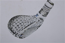 Waterford Mercedez Logo Sterling Cut Glass Golf Club Head