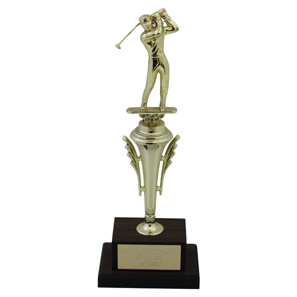 1990 2nd Annual Dans Tournament 3rd Place Trophy - June 22nd - Charles Bridges Collection
