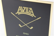 1993 Avila Member Member Golf Tournament Champion Trophy - Charles Bridges Collection