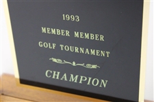 1993 Avila Member Member Golf Tournament Champion Trophy - Charles Bridges Collection