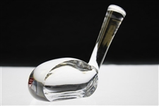 Chi-Chi Rodriguez's Undated Orrefors Sweden Lead Crystal Golf Clubhead