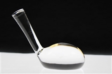 Chi-Chi Rodriguez's Undated Orrefors Sweden Lead Crystal Golf Clubhead