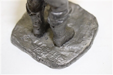 Chi-Chi Rodriguez's Pewter Putting Golfer with Cowboy Hat by Artist Michael Richer