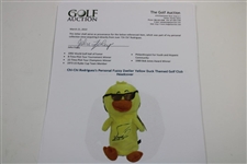Chi-Chi Rodriguez's Personal Fuzzy Zoeller Yellow Duck Themed Golf Club Headcover