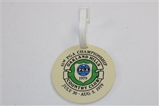 Chi-Chi Rodriguez's 1979 PGA Championship at Oakland Hills CC Contestant Bag Tag