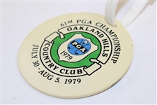 Chi-Chi Rodriguez's 1979 PGA Championship at Oakland Hills CC Contestant Bag Tag