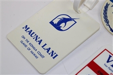 Chi-Chi Rodriguez's Personal Group of Three (3) Bag Tags - 1974 Byron Nelson Classic, Mauna Lani, & VPMI XI
