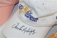 Three (3) Chi-Chi Rodriguez Signed Legends Golf Resort Golf Hats - Chi-Chi Rodriguez Collection JSA ALOA