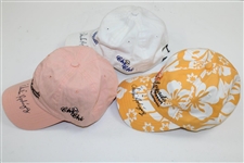 Three (3) Chi-Chi Rodriguez Signed Legends Golf Resort Golf Hats - Chi-Chi Rodriguez Collection JSA ALOA