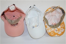 Three (3) Chi-Chi Rodriguez Signed Legends Golf Resort Golf Hats - Chi-Chi Rodriguez Collection JSA ALOA