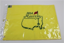 Five (5) 2014 Masters Embroidered Flags in Original Sleeves