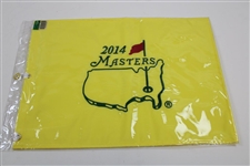 Five (5) 2014 Masters Embroidered Flags in Original Sleeves