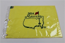 Five (5) 2014 Masters Embroidered Flags in Original Sleeves