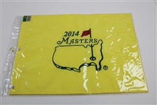 Five (5) 2014 Masters Embroidered Flags in Original Sleeves