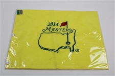 Five (5) 2014 Masters Embroidered Flags in Original Sleeves