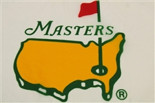 Classic 1993 Masters Tournament White with Yellow Logo Flag - 1st Masters Souvenir Flag