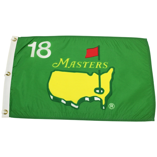 Classic 1994 Masters Tournament Emerald Green with Yellow Logo Flag - 2nd Masters Souvenir Flag