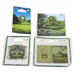 2012 & 2014 Commemorative Pins Plus Clubhouse Magnet & First Program Magnet