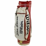 Sam Sneads Game Used Wilson Professional Made in USA Red & White Tour Bag