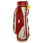 Sam Snead's Game Used Wilson Professional Made in USA Red & White Tour Bag