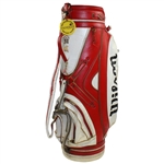 Sam Snead's Game Used Wilson Professional Made in USA Red & White Tour Bag