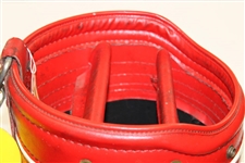 Sam Snead's Game Used Wilson Professional Made in USA Red & White Tour Bag