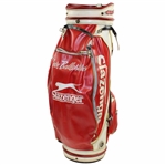 Seve Ballesteros Game Used Slazenger Red & White B51 Tour Bag