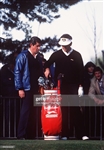 Seve Ballesteros' Game Used Slazenger Red & White B51 Tour Bag