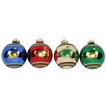Masters Tournament Logo Red/Green/Blue/Gold Holiday Ornaments in Original Box