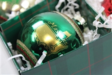 Masters Tournament Logo Red/Green/Blue/Gold Holiday Ornaments in Original Box